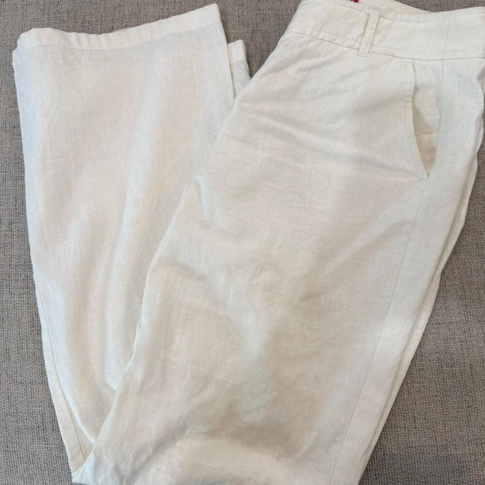 Unbranded Women's White and Cream Trousers S